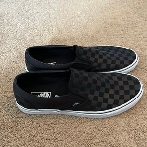 Men’s CLASSIC SLIP-ON CHECKERBOARD SHOE size 11.5. Box not included. Barely worn